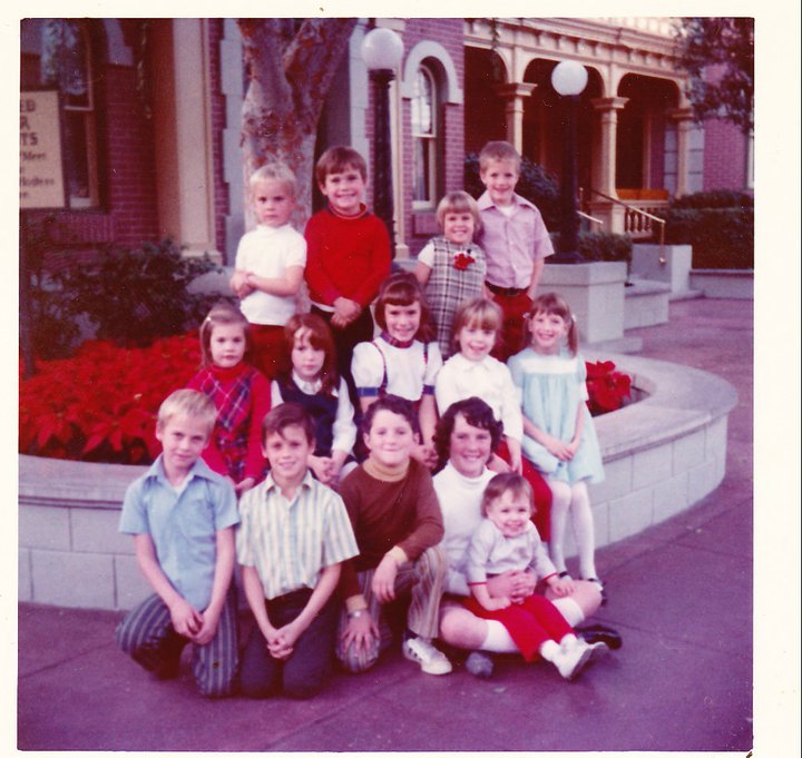 All of the kids at Disneyland - 1972