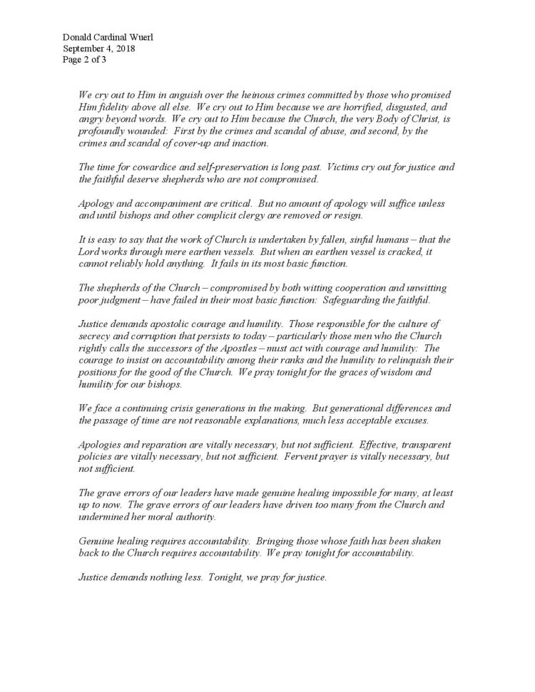 D.C. Deacon Calls on Wuerl to Resign The Worthy Adversary